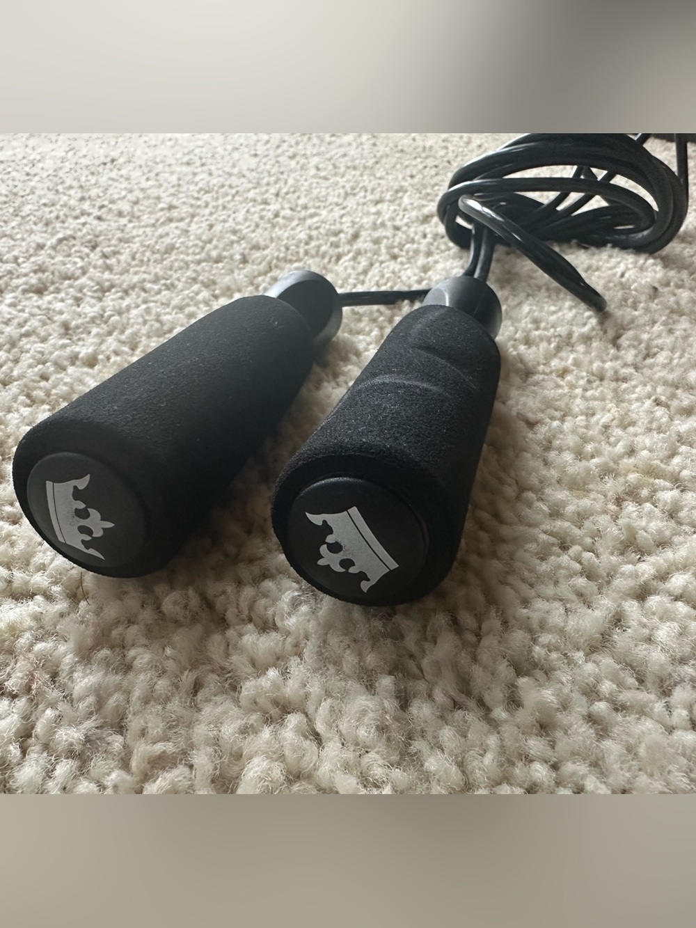 Black Foam Handle Jump Rope